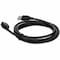 Add-On Addon 1.82M (6.00Ft) Usb 2.0 (A) Male To Female Black Extension Cable USBEXTAA6 - alternate 4