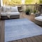 Homeroots 3' X 5' Denim Blue And Blue Abstract Washable Indoor Outdoor Area Rug 587404 - alternate 7