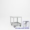 Pucel Heavy Duty Shop Truck, 30 in W x 30 in D x 33.5 in H, Two Shelves, Push Handle, Red 3030-DT-2S - alternate 1
