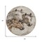 Homeroots 8' Beige And Gray Round Horse Washable Indoor Outdoor Area Rug 618669 - alternate 4