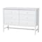 Baxton Studio Brantley Spindle Dresser with Six Drawers, White 272-14811-ZORO - alternate 1