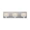 Besa Lighting Keno Vanity, White Sand, Satin Nickel Finish, 3x3W LED 3WF-KENOWH-LED-SN - alternate 1
