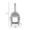 Koolmore Wood Fire Pizza Oven, Corner Cabinet, Fridge and Cabinet, Sink, Side Burner, BBQ Grill with Cabinet KM-OKSKIT-CONFIG112 - alternate 6