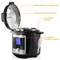 Megachef 6 Quart Stainless Steel Electric Digital Pressure Cooker with Lid MCPR-6100 - alternate 4