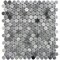 Apollo Tile 11x12 Bardiglio Nuvolato Marble Polished Floor and Wall Mosaic Tile 4.83 sqft/case, 5PK APLSE88P02PA - alternate 3