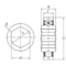 Ntn Heavy Duty Disc Radial Ball Bearing, HPC014GP Industry Number, Double Sealed Closure, Alloy Steel HPC014GP - alternate 2