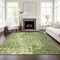 Homeroots 3' X 5' Olive Green Ikat Washable Indoor Outdoor Area Rug 576989 - alternate 7