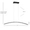 Jonathan Y Roxanna 41.5" Dimmable Adjustable Integrated LED Metal Linear Pendant, Black JYL7012B - alternate 6