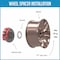Coyote Wheel Accessories WHEEL INSTALLATION KIT 6 Lug Kit 14 Millimeter x 15 Thread Size 60 Degree Conical Acorn Extra Lo 53K648L - alternate 3