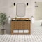 James Martin Vanities Malibu 48" Single Vanity, Amber Birch, w/ 3 CM Phantome Eclos Top 505-V48-AMB-3PHT - alternate 6