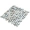 Apollo Tile Gray White 10.8 in x 11.5 in Glass, Ceramic Glossy Floor and Wall Mosaic Tile 8.63 sqft/case, 10PK APLAHX8803A - alternate 8