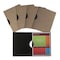 C-Line Products 8-1/2" x 11" Blackened Bronze Executive Style Report Cover, 5/PK 33316 - alternate 2