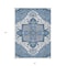 Homeroots 5' X 8' Blue Gray And Ivory Oriental Washable Indoor Outdoor Area Rug 600145 - alternate 4