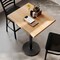 Flash Furniture Bennett 24 in x 30 in Solid Wood Indoor Tabletop in Natural with 18 in Round Bar Height GSF-REC2430-NAT-TR18B-GG - alternate 6