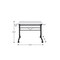 Homeroots Adjustable White Wood and Stainless Steel Writing Desk 723745 - alternate 5