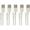 Visiontek Lightning to USB 1 Meter Cable White 5-Pack (M/M) 900759 - alternate 1