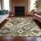 Homeroots 3' X 5' Fern Green Gold And Charcoal Southwestern Washable Indoor Outdoor Area Rug 632263 - alternate 4