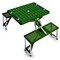 Picnic Time Family Of Brands Michigan State Spartans - Football Field - Picnic Table Portable Folding Table 811-00-121-355-0 - alternate 1