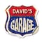 Signmission David's Garage, 4 inch X 4 inch, Vinyl Decal, 2PK SHI-D-2PACK-4-383-DAVID - alternate 1