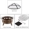 Pure Garden 5-Pc Fire Pit with Bear Cutouts, Gold 50-LG1202 - alternate 3