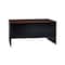 Hirsh Desk Pedestal, 30 in D X 29 1/2 in H, 60 in W X Steel, Black/Walnut 20533 - alternate 3