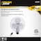 Powerzone PowerZone FW40-S1 Wall-Mount Fan, 3-Speed, White FW40-S1 - alternate 3