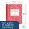 Winnable Case of Red Marble Comp Notebooks, Grade 3 Ruled, 50 sht, 9.75"x7.75", Designed for Grade 3 Classes, PK72 77922cs - alternate 3