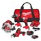 Milwaukee Tool M18 4-Tool Combo Kit + M18 5.0 Battery 3693-24CX, 48-11-1850 - alternate 1