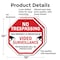 Signmission No Trespassing This Property Is Pro, 10 inch X 10 inch, Aluminum Metal Signs, 2PK OC-A-2PACK-10-101 - alternate 5