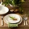 Martha Stewart Faux Bois 12 Piece Stoneware Dinnerware Set in White 77539.12 - alternate 3