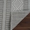 Homeroots 8' Beige And Gray Striped Distressed Indoor Outdoor Runner Rug 559068 - alternate 3