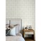 Chesapeake Garland Light Grey Block Tulip Wallpaper 4148-27476 - alternate 3