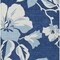 Homeroots 8' X 10' Navy Blue Denim Blue And Ivory Floral Washable Indoor Outdoor Area Rug 589557 - alternate 5