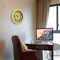 Clockswise 12in Round Battery-Operated Singing Bird Wall Clock with Wild Nature Sounds & Non-Ticking, Yellow QI004820.YL - alternate 2