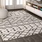 Jonathan Y Aksil Moroccan Beni Souk Cream/Black 5 ft. x 8 ft. Area Rug MOH208A-5 - alternate 4