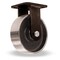 Hamilton Plate Caster, Rigid, Steel, 5 5/8"H R-WHK-4HFSB - alternate 1