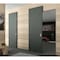 Sartodoors Hidden Barn, Planum 0017 Walnut, Sturdy Finished Flush Modern Doors, Magic Concealed Sliding Set 32 PLANUM0017HB-WLN-3296 - alternate 2