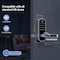 Wrightmaster 5 in 1 Corded Aluminum Smart Lock Deadbolt, Keyless Entry Door Lock with Fingerprint Digital, APP C ZR-07T-SR - alternate 5