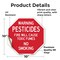Signmission Warning Pesticides Fire Will Cause, 10 Inch X 10 Inch, Vinyl Decal OC-D-10-341 - alternate 3