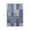 Homeroots 8' X 10' Denim Blue And Navy Blue Striped Washable Indoor Outdoor Area Rug 581692 - alternate 5
