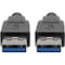 Tripp Lite USB 3.0 SuperSpeed A/A Cable for U325 Keystone Mount Couplers 6FT U325-006 - alternate 3