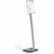 Durable Office Products Duo sign Stand, Versatile, 11"x11-1/2"x46-1/2", Black/Aluminum DBL481423 - alternate 3