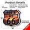 Signmission Route Us 66 Sunset, 18 inch X 18 inch, Plastic Sign, 2PK SHI-P-2PACK-18-482 - alternate 3