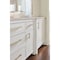 Amerock Everett 6-5/16 inch 160mm Center-to-Center Golden Champagne Cabinet Pull BP37106BBZ - alternate 3