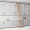 Quiet Glide 9.92 ft. Red Oak No Wheel Bronze Hook Removable Ladder, 12 ft. Rail QG.330-10RO-12-H.07 - alternate 1
