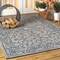 Jonathan Y Charleston Vintage Filigree Textured Weave Gray/Navy 4 ft. x 6 ft. Indoor/Outdoor Area Rug SMB106C-4 - alternate 2