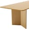 Homeroots 79" Natural Solid Wood Sled Base Dining Table 712194 - alternate 5