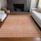 Homeroots 10' X 14' Salmon Gold And Ivory Tribal Washable Indoor Outdoor Area Rug 582643 - alternate 7