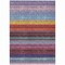 Homeroots 10' X 14' Lavender Blush And Blue Striped Washable Indoor Outdoor Area Rug 614814 - alternate 4
