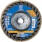 Pferd 4-1/2'' x 5/8-11 Thd. POLIFAN Flap Disc - Z PSF TRIM STEELOX, Zirconia, 80 Grit, Flat 68160 - alternate 4
